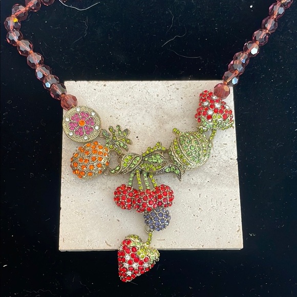 Heidi Daus Jewelry - Heidi DAUS Colorful Fruit Charm Necklace